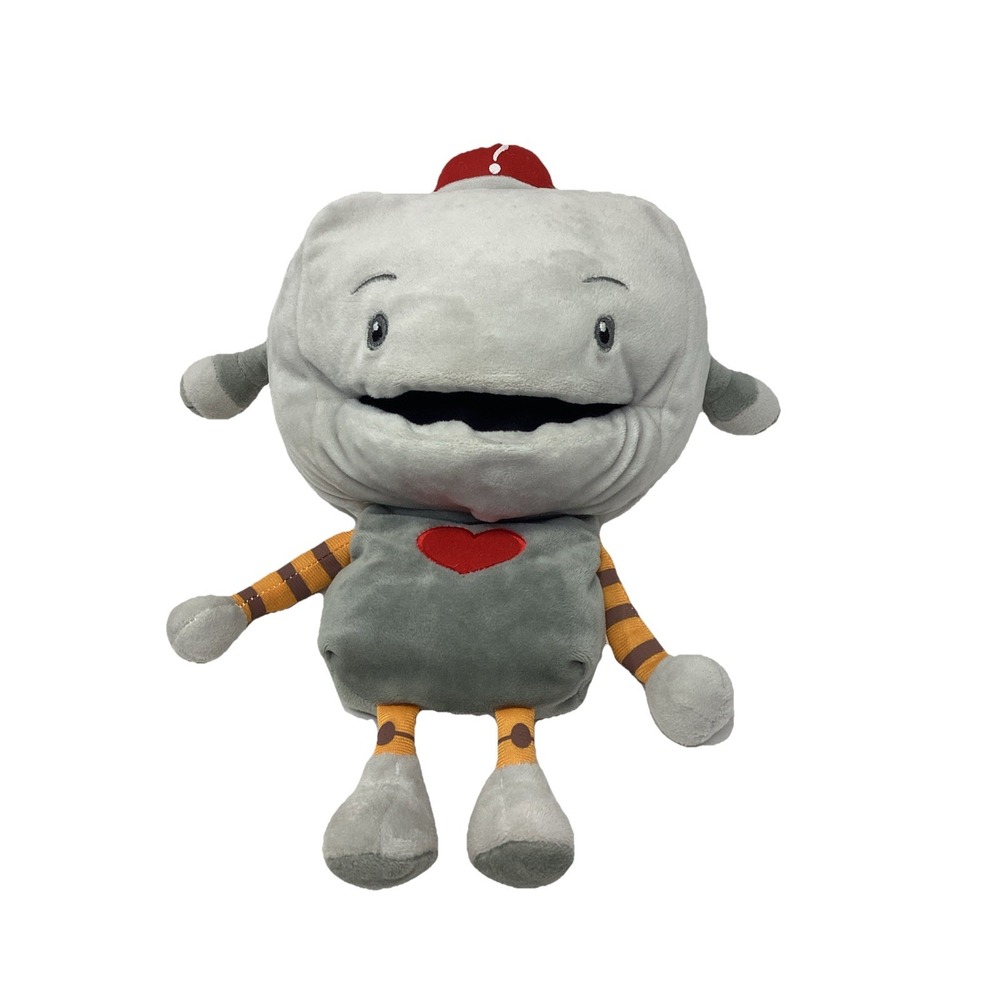 Scholastic Robot Alien Puppet Book Lover Reader Library Bookshelf Plush 14"